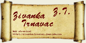 Živanka Trnavac vizit kartica
